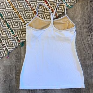 lululemon athletica | White Power Y Tank size 8